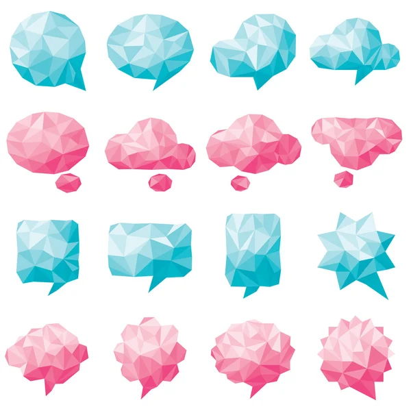 Küme koleksiyon çeşitli konuşma kabarcıklar