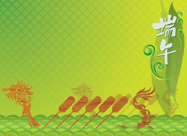Dragon boat festival arka plan