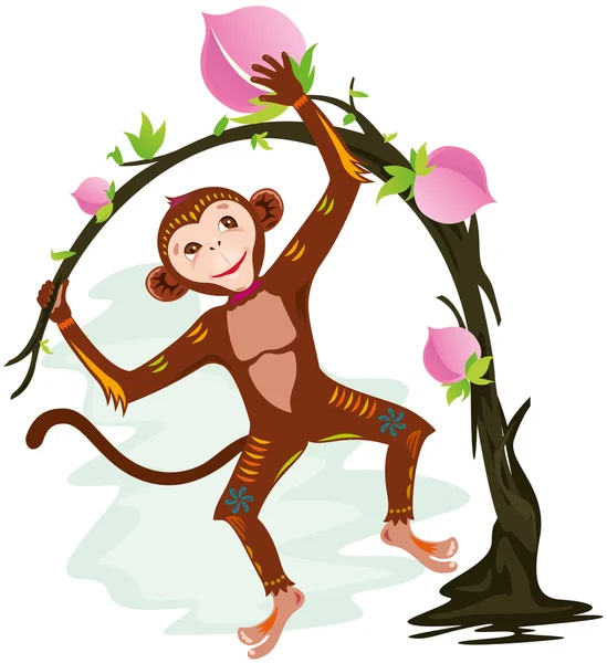 Anno della Scimmia — Vettoriale Stock