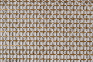 beyaz arkaplandaki desen metal ağı