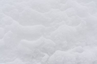 Dışarıda beyaz kar dokusu