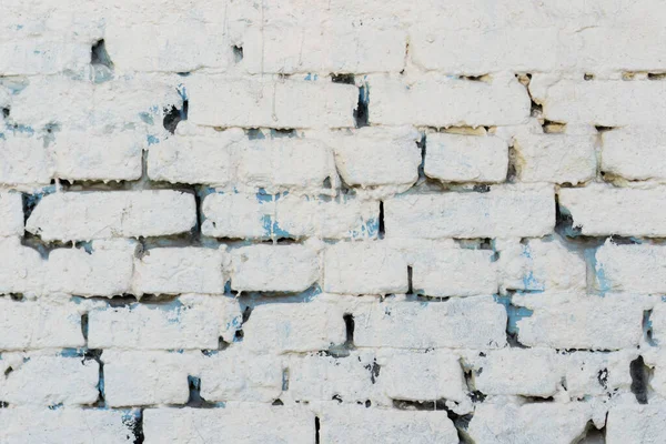 Beyaz tuğla duvar dokusu dışarıda.