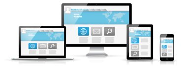 Modern dijital teknoloji aygıt koleksiyonu