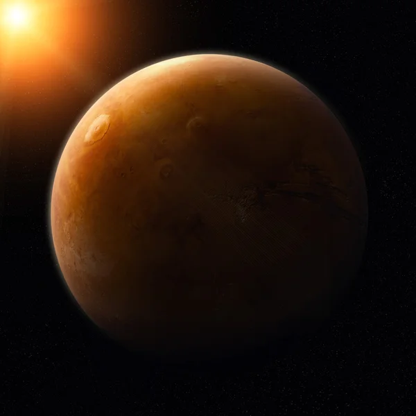 Vederea planetei Marte — Fotografie, imagine de stoc