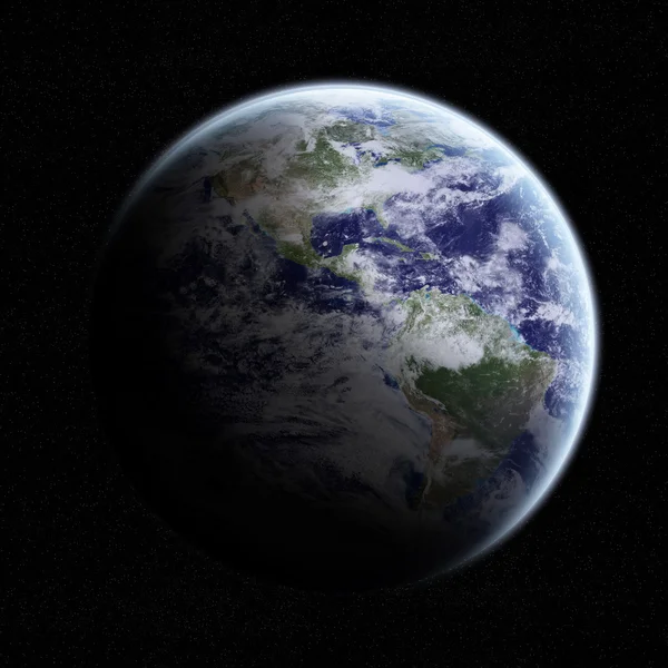 View of the planet Earth in space — Stock Photo, Image