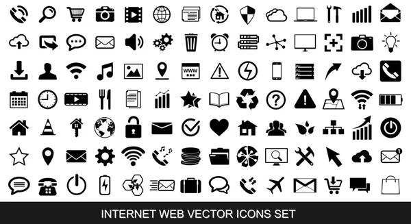 Set pictogrammen voor websites — Stockvector