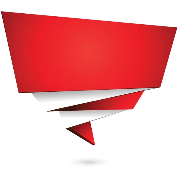 Origami icon banner — Stock Photo, Image