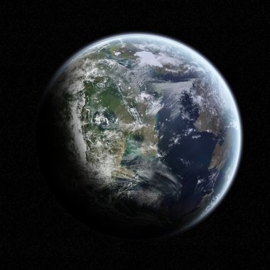 Dünya 'nın uzaydaki görüntüsü