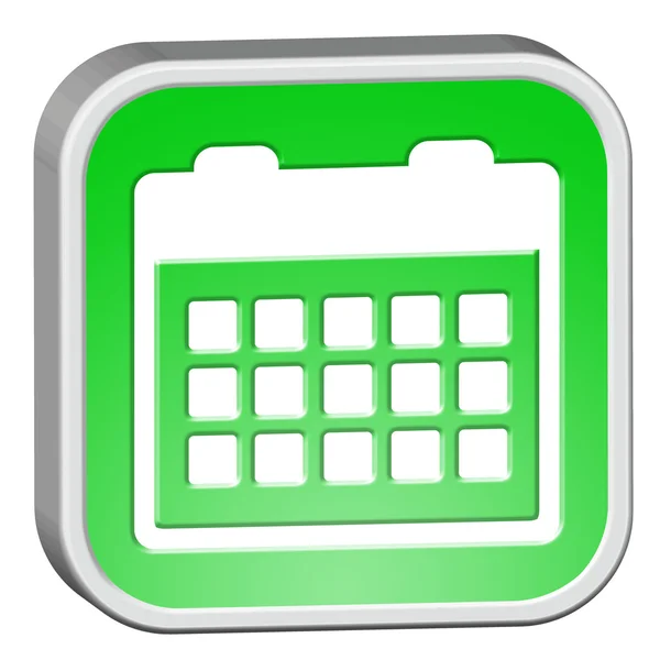 Calendar square icon — Stock Photo, Image