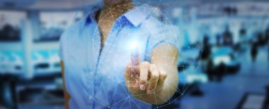 Veri ağı kullanarak iş kadını