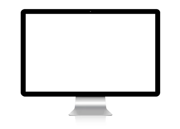 Modern computer on white background — Stock Photo, Image