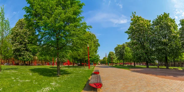 Park Jean-Baptiste Lebas Lille Fransa görünümünü yaz