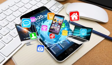 Teknik cihazlar cep telefonuyla birbirine bağlı