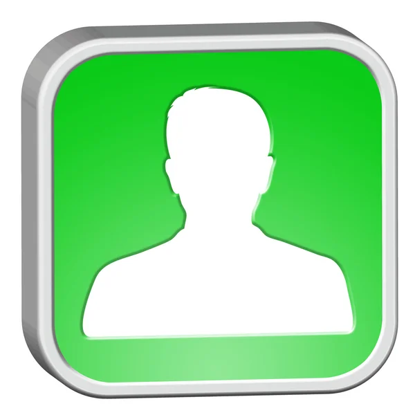 Social media square icon — Stock Photo, Image