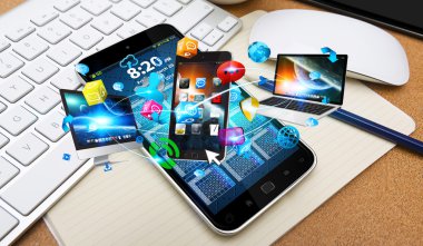 Teknik cihazlar cep telefonuyla birbirine bağlı