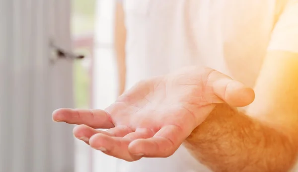 Tom affärsman hand — Stockfoto