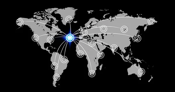 Interfaz de red mundial de datos — Foto de Stock