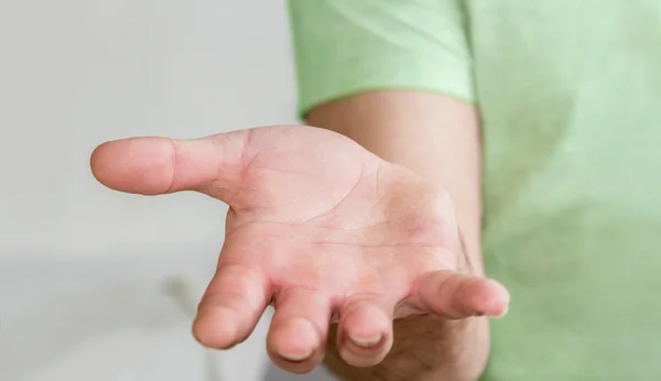 Tom affärsman hand — Stockfoto