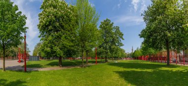 Park Jean-Baptiste Lebas Lille Fransa görünümünü yaz