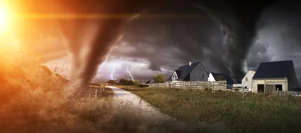 Gran desastre de Tornado — Foto de Stock