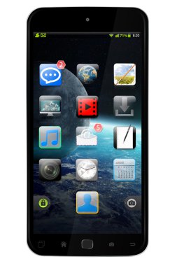 Modern cep telefonu 3d render