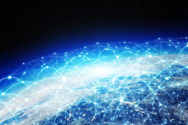 Dünyada küresel ağ ve veri değişim