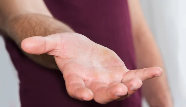 Tom affärsman hand — Stockfoto