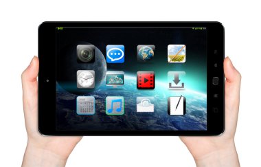 El ile hareket eden telefon 3d render