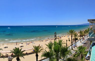 güzel plaj manzarası balkon