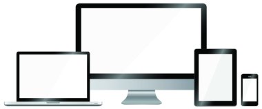 Modern dijital bilgisayar ekranı