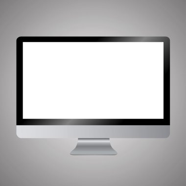 Modern dijital bilgisayar ekranı
