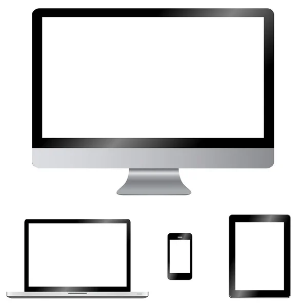 Modern digital computer screen — Stock Photo, Image