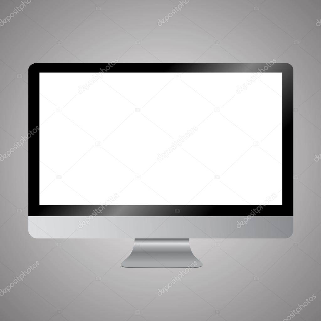 Modern digital computer screen