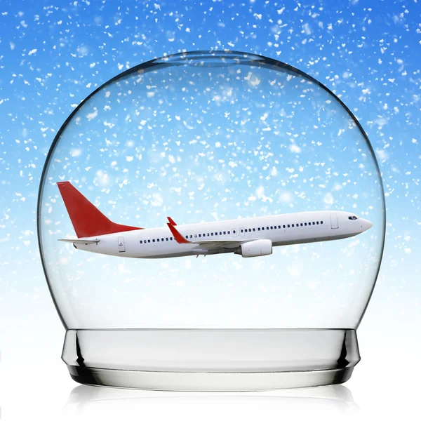 Snowball travel concept — Stock Photo, Image