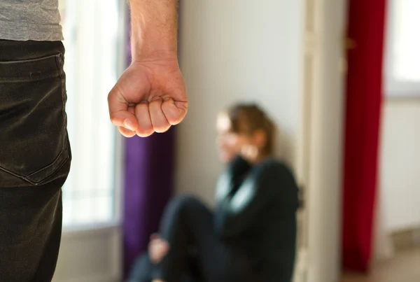 Häusliche Gewalt — Stockfoto