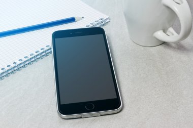Teknik aygıt office arka plan üzerinde sahte kadar