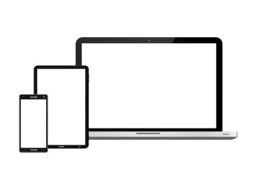 Modern dijital teknoloji aygıt koleksiyonu