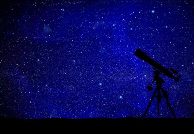 wilky izlerken teleskop yolu