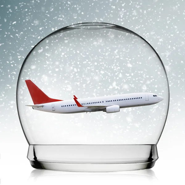 Snowball travel concept — Stock Photo, Image