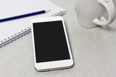 Teknik aygıt office arka plan üzerinde sahte kadar