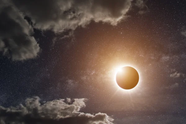 Eclipse do sol — Fotografia de Stock