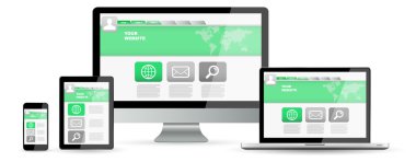 Modern dijital teknoloji aygıt koleksiyonu