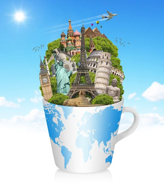 Illustration of famous monument of the world — Stock Photo, Image