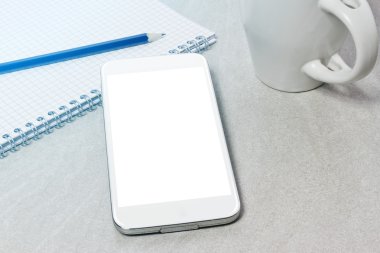 Teknik aygıt office arka plan üzerinde sahte kadar