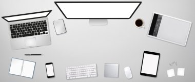 çalışma alanı teknik cihaz ile