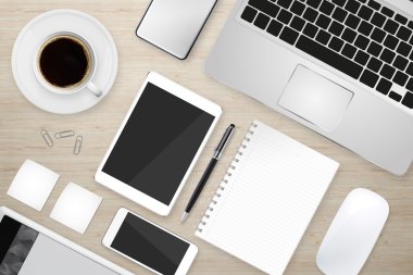 çalışma alanı teknik cihaz ile