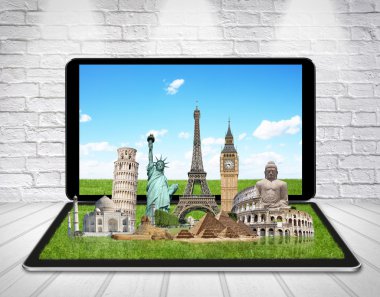 dokunsal tablet dünya anıtlar