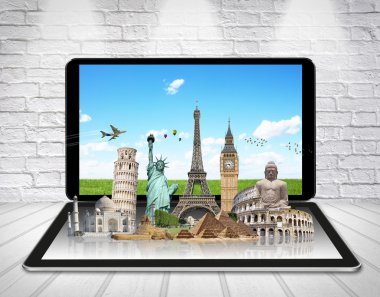dokunsal tablet dünya anıtlar
