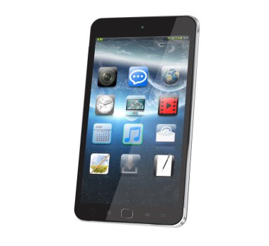 Modern dijital akıllı telefon