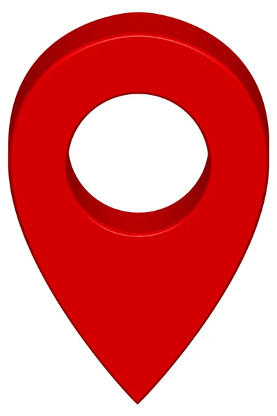 Pin map icon — Stock Photo, Image